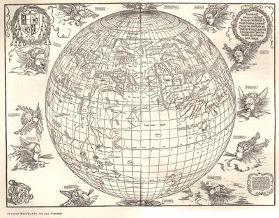 This is Probably the Earliest Perspective Representation of the Earth as a Globe by Albrecht Dürer Johannes Stabius
